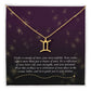Luxury Zodiac Necklace (w. card)