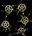 Long Pentacle Wind Chime 32