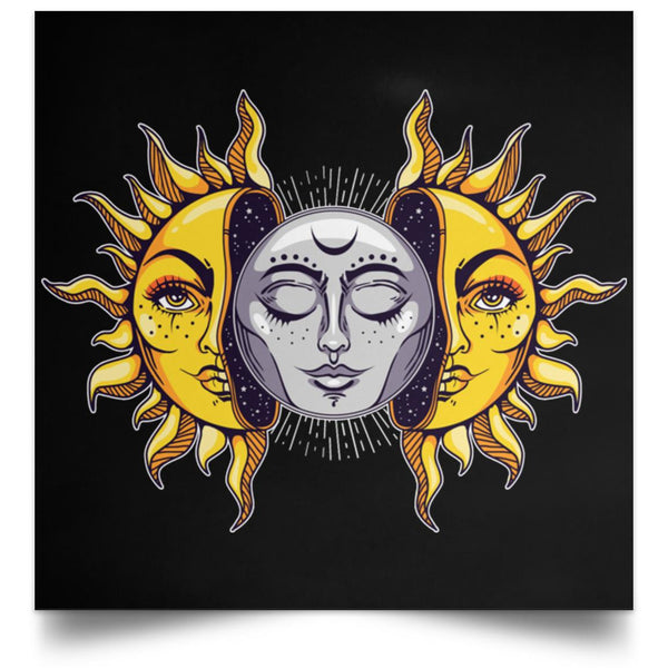 Sun and Moon Poster