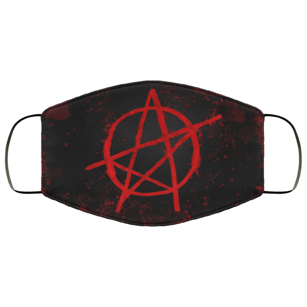 Anarchy Pentacle Face Mask