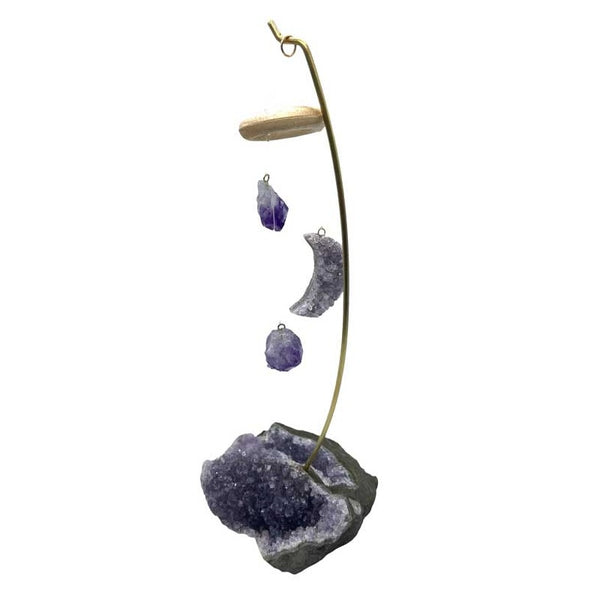 Amethyst Table Wind Chime 9"