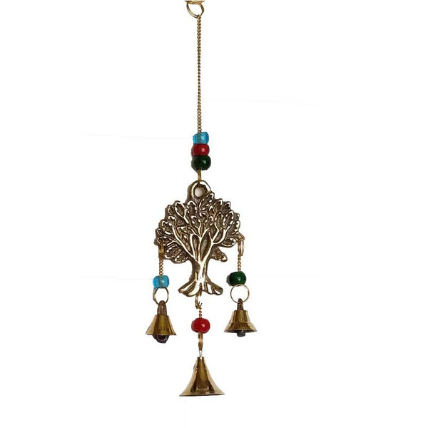 Tree of Life Brass Wind Chime 9"