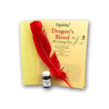 Dragons Blood Ink And Red Feather Quill Writing Kit - The Moonlight Shop