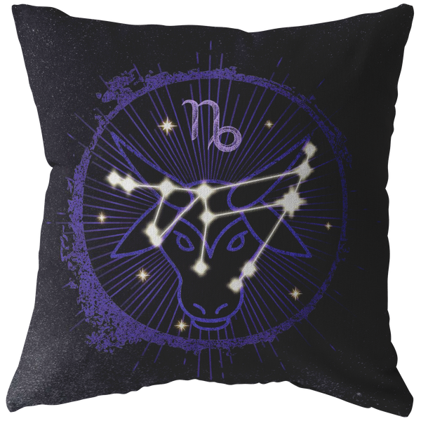 Capricorn Zodiac Pillow