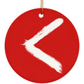 Kenaz Rune Ornament