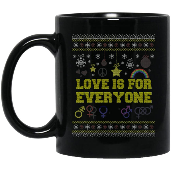 Love Is For Everyone - Ugly Christmas Mug - The Moonlight Shop