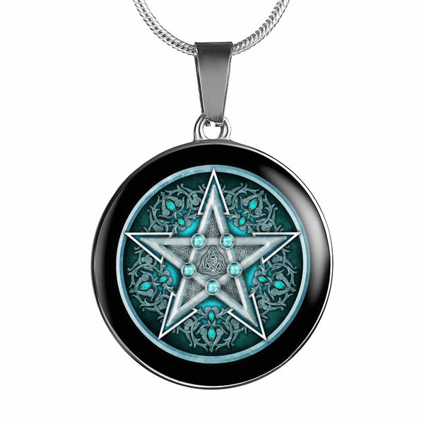 Water Pentacle Luxury Necklace - The Moonlight Shop