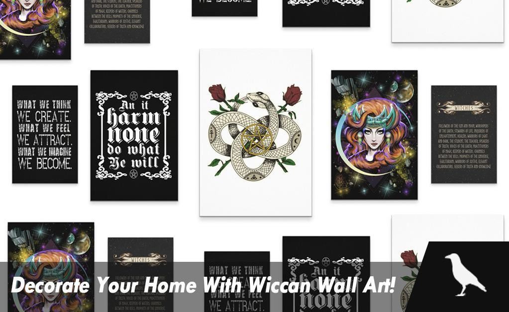 Decorate Your Home With Wiccan Wall Art!