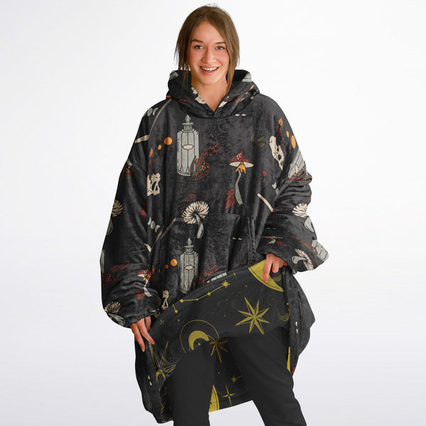 Sun and Moon - Just Witchy Things - Reversible Snug Hoodie