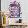 The Magical Apothecary Cabinet with Flasks and Tools Metal Sign