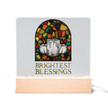 Brightest Blessings Light Up Acrylic Sign