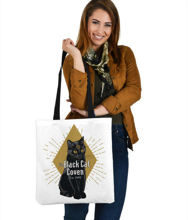 The Black Cat Coven Tote Bag
