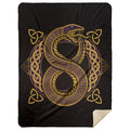 Serpent Of New Beginnings Premium Sherpa Blanket