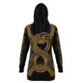The Serpent Of New Beginnings Hoodie Dress