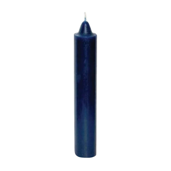 9 Charged Pillar Candle (Blue) - The Moonlight Shop