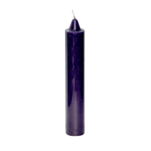 9 Charged Pillar Candle (Purple) - The Moonlight Shop