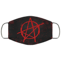 Anarchy Pentacle Face Mask