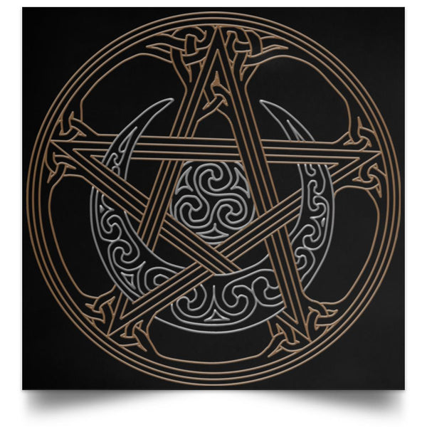 Pentacle Of The Mystic Knot Poster