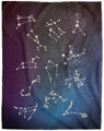 Zodiac Constellation Fleece Blanket