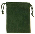 Green Velveteen Magick Pouch Bag