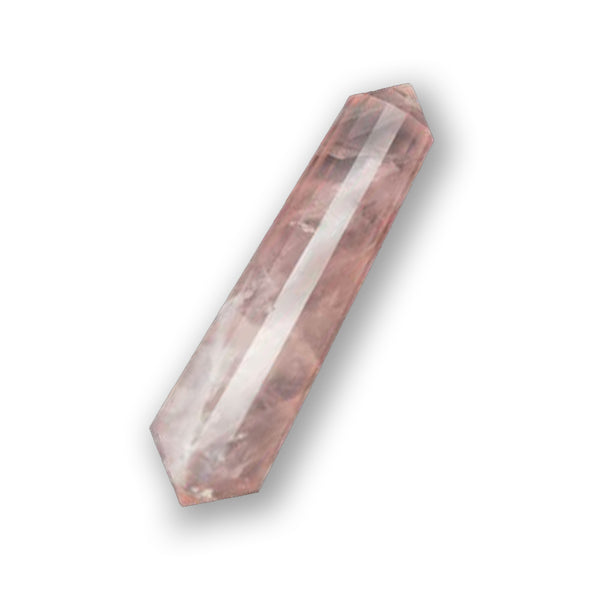Double Terminated Rose Quartz Crystal For Comfort And Beauty