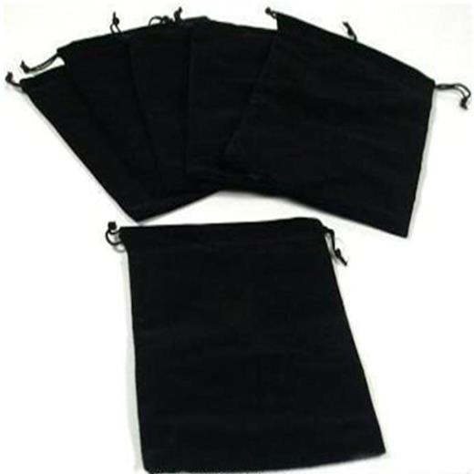 Black Velveteen Magick Pouch Bag