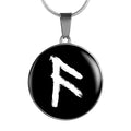 Ansuz Rune Luxury Necklace - The Moonlight Shop