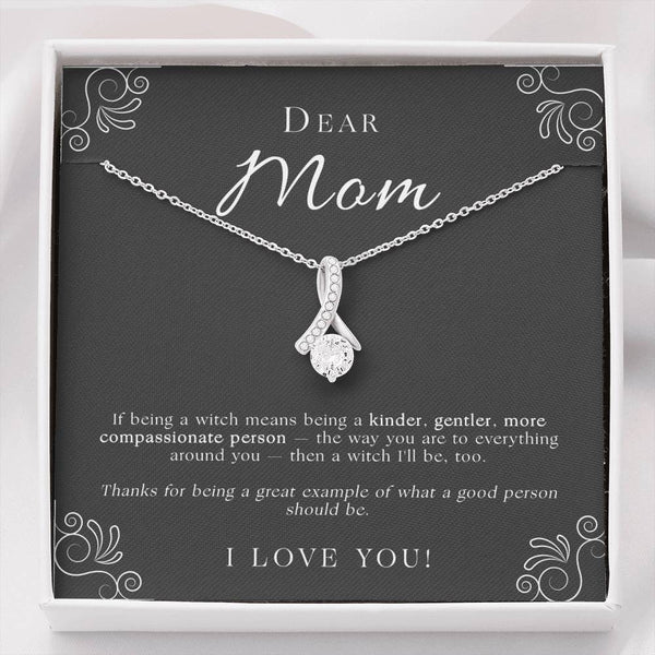 Dear Mom - A Great example necklace with card