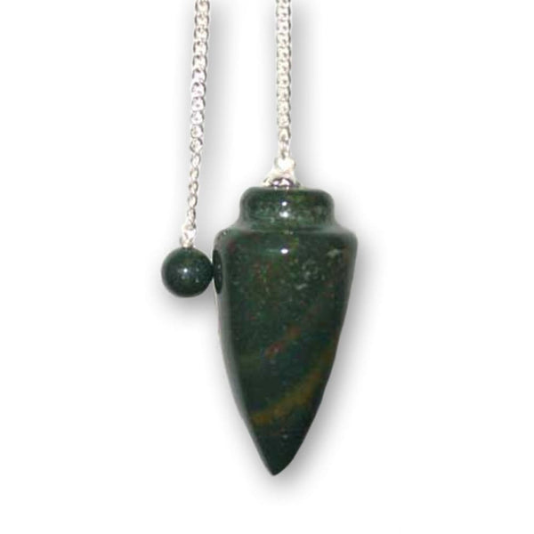 Bloodstone Root Chakra Balancing Pendulum - The Moonlight Shop