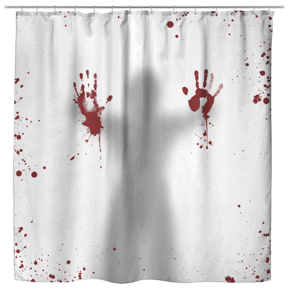 Bloody Hands Shower Curtain