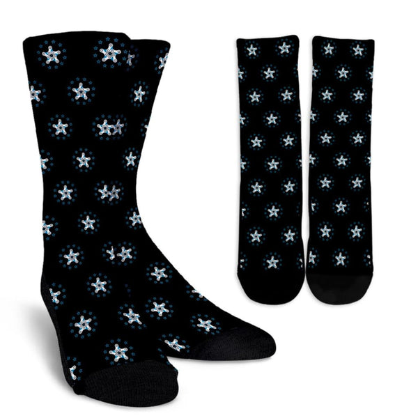 Blue Star Socks - The Moonlight Shop