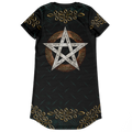Metal Pentacle T-Shirt Dress