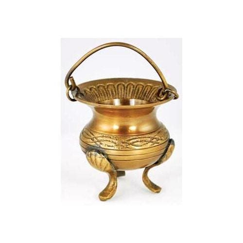 Celtic Brass Cauldron