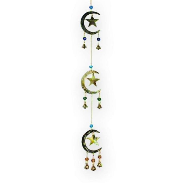 Crescent Moons and Stars Windchime