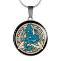 Dragon Guardian In Triquetra Luxury Necklace - The Moonlight Shop