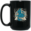 Dragon Guardian In Triquetra Mug