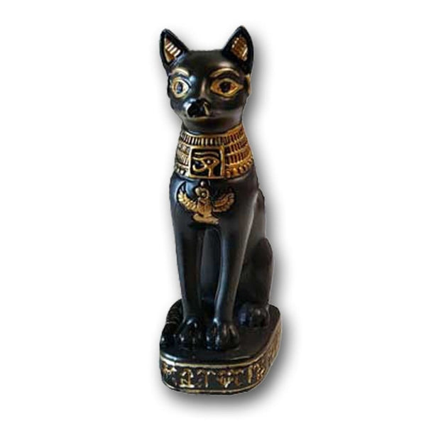 Egyptian Cat Goddess Bastet Altar Statue - The Moonlight Shop