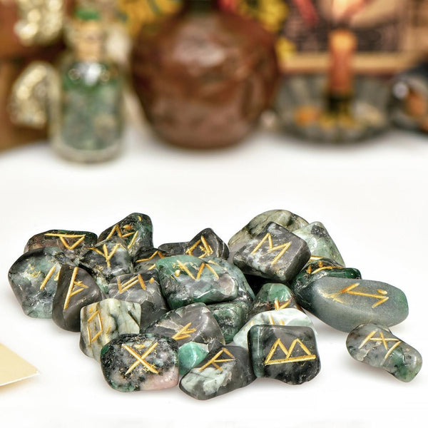 Emerald Rune Stones