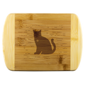 Pentacle Cat Wood Cutting Board