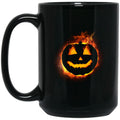 Fire Pumpkin Mug