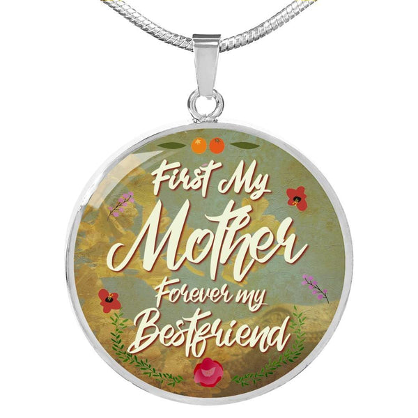 First My Mother Forever My Best Friend Luxury Necklace - The Moonlight Shop
