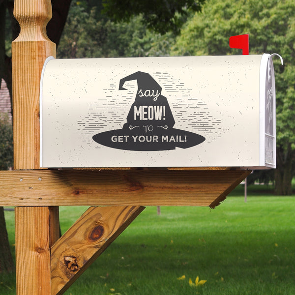 'Say Meow' Mailbox Cover