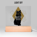 Black Cat Coven Light Up Acrylic Sign