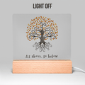 As Above, So Below Light Up Acrylic Sign