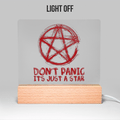 Don't Panic Light Up Acrylic Sign
