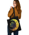 Cat And Moon Tote Bag