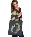 Moon Cat Tote Bag