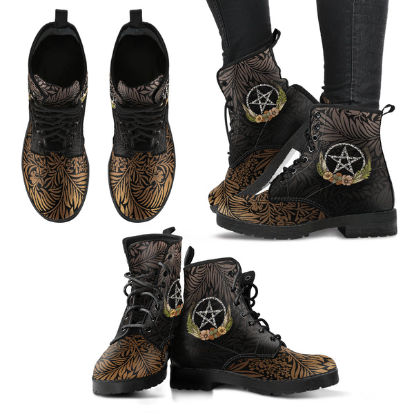 Pentacle of God Lugh Handcrafted Boots
