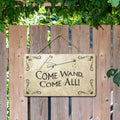 Come Wand, Come All Hanging Door Sign