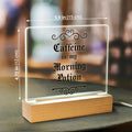 Caffeine Is My Morning Potion Light Up Acrylic Sign